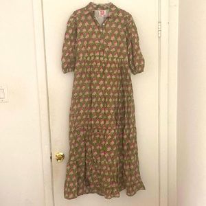 Victoria Dunn 100% Cotton Maxi Dress